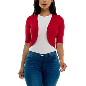 Women's Nina Leonard Curved Edge Bolero