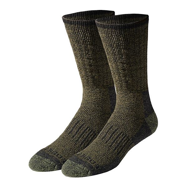 Men's Eddie Bauer Marled Wool Thermal Crew Socks 2pack