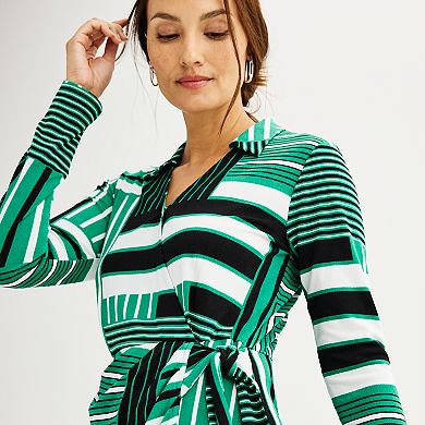 Women's Nine West Midi Wrap Dress