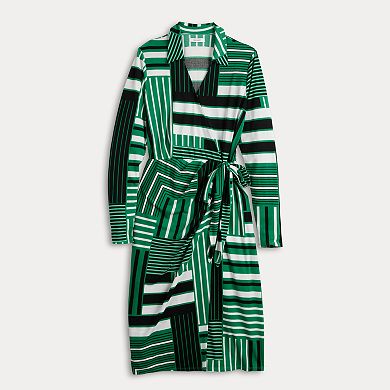 Women's Nine West Midi Wrap Dress