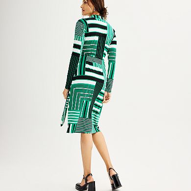 Women's Nine West Midi Wrap Dress