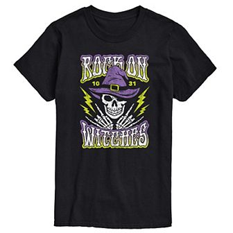 Big & Tall Rock On Witches Graphic Tee