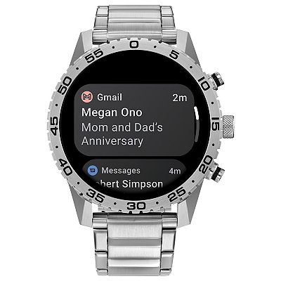 Citizen CZ Smart 45mm Stainless Steel Sport Smartwatch with