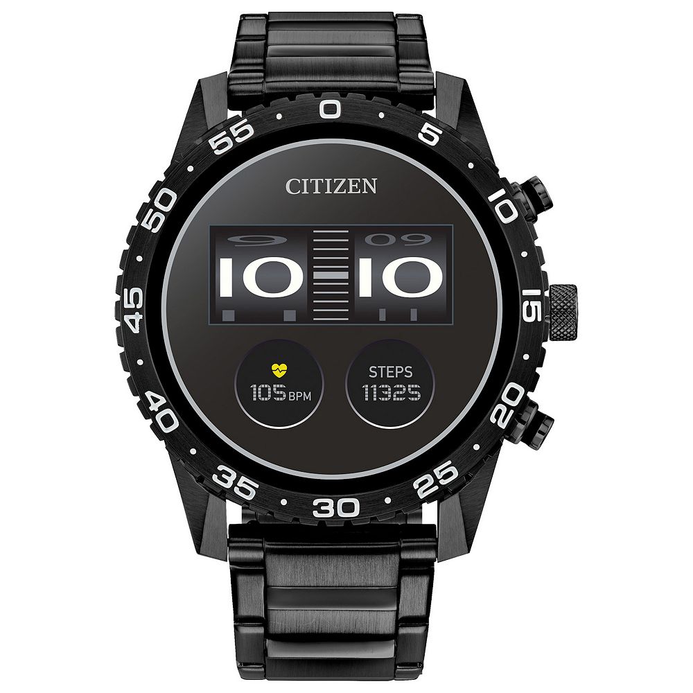Citizen CZ Smart Touchscreen Unisex Black Stainless Steel Sport