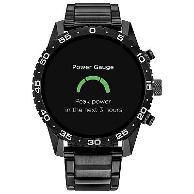 Citizen CZ Smart Touchscreen Unisex Black Stainless Steel Sport Smart Watch MX1017 50X
