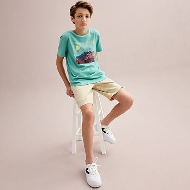 Boys 8-20 Sonoma Goods For Life® Pull-On Twill Shorts in Regular & Husky