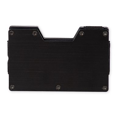 Men's Exact Fit RFID-Blocking Hardside Expandable Card Case Wallet with Money Clip