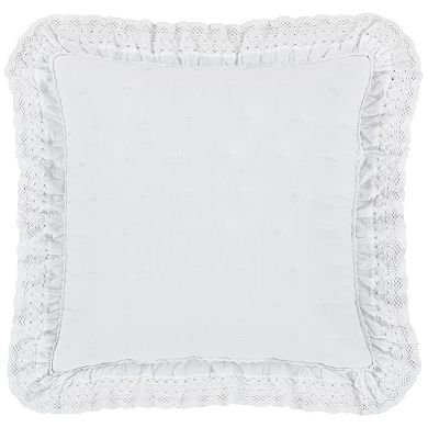 Five Queens Court Sloane Lace Trim Quilt or Quilted Sham