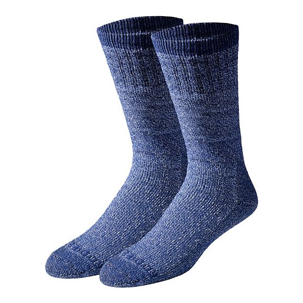 Men's Eddie Bauer Brushed Charcoal Thermal Crew Socks 2-pack