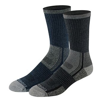 Men's Eddie Bauer 2-Pack Merino Wool Blend Crew Socks