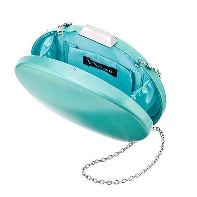 N by Nina M-Que Oval Iridescent Clutch