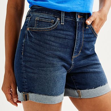 Women's Sonoma Goods For Life Premium Roll Cuff Jean Shorts