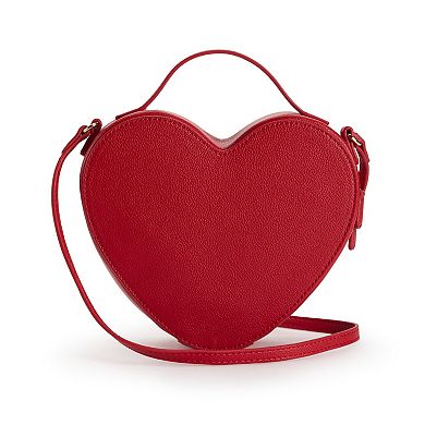 LC Lauren Conrad Love Heart-Shaped Crossbody Bag