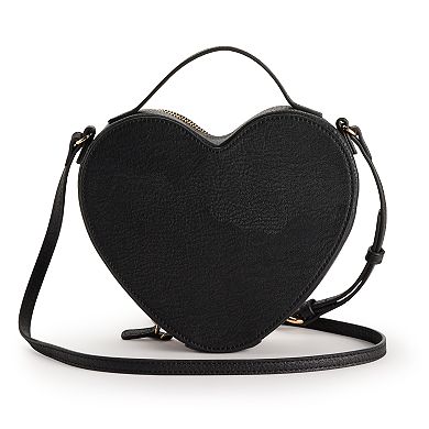 LC Lauren Conrad Love Heart-Shaped Crossbody Bag