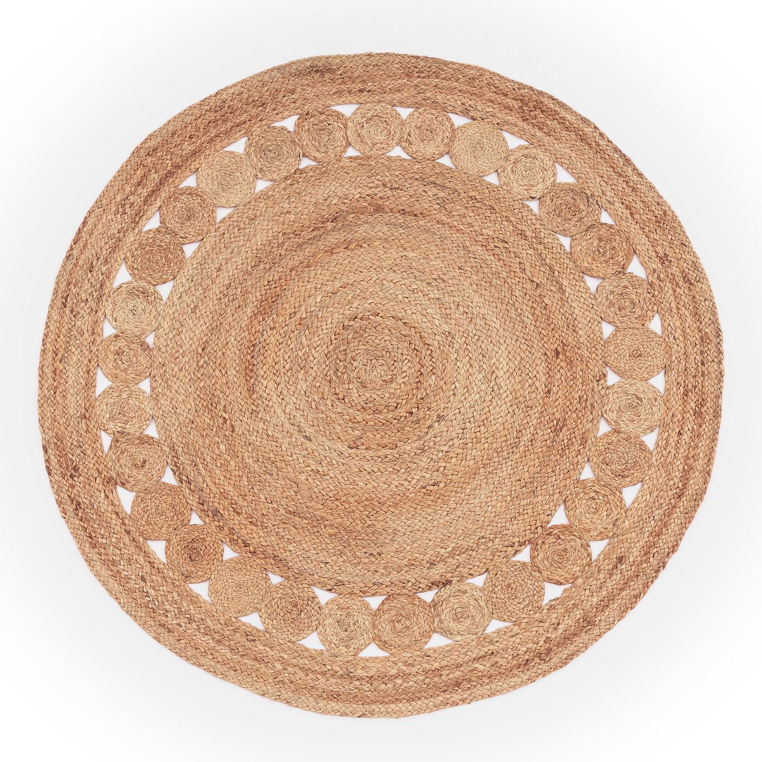 その他 jute rug 9991 circle 6525114_ALT