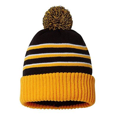 Richardson E Pom Cuffed Beanie