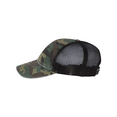 Richardson Washed Printed Trucker Cap