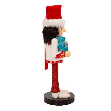 Kurt Adler 10" Elvis Presley with Teddy Bear Nutcracker