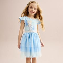 Disney Princess Cinderella Belle Moana Toddler Girls 3 Pack Tank Tops Blue  / White / Yellow 2T