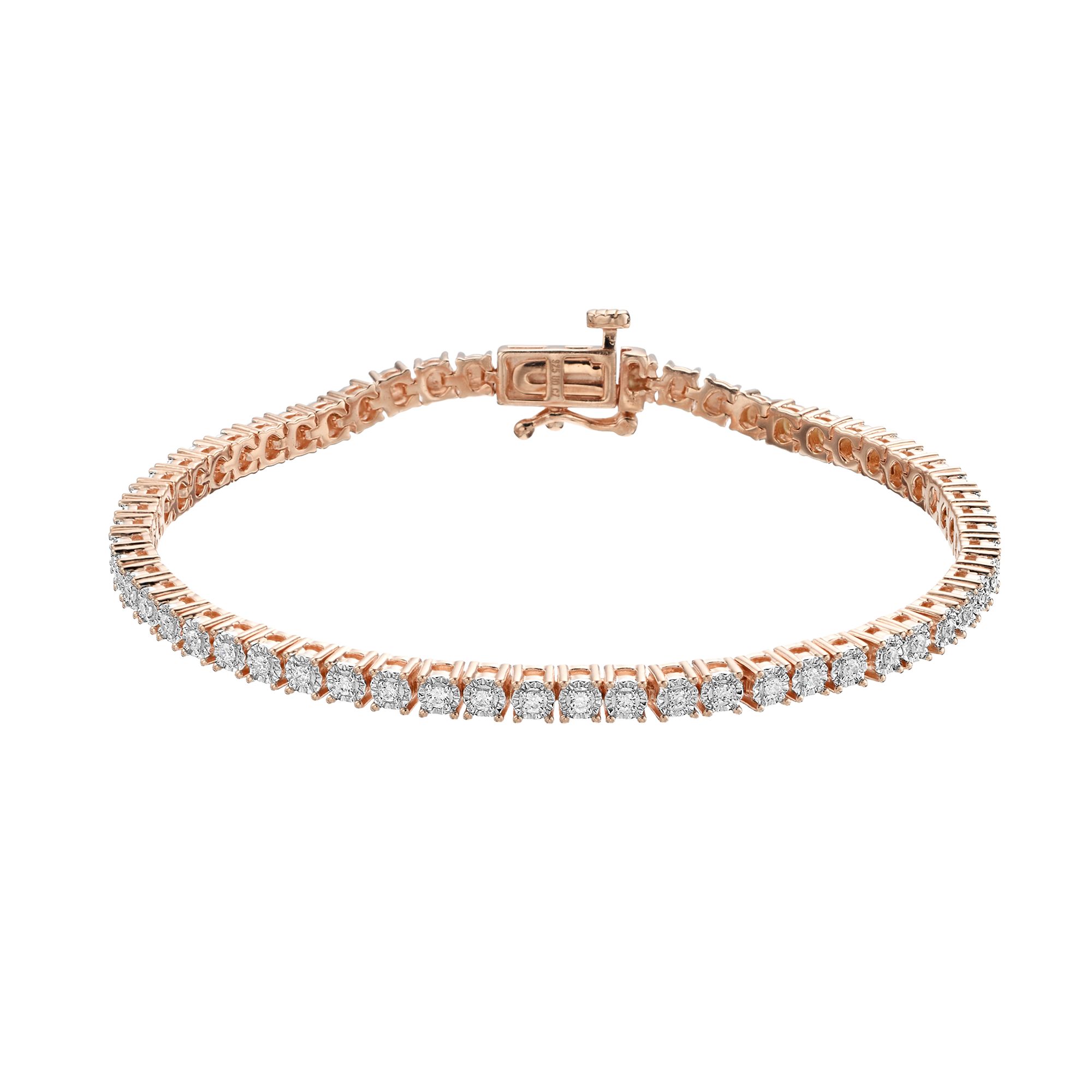 Diamond Brilliance 1/4 Carat T.W. Lab-Created Diamond Tennis Bracelet, Wom