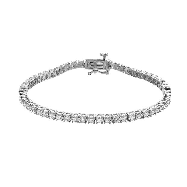 Diamond Brilliance 1 4 Carat T.W. Lab Created Diamond Tennis Bracelet