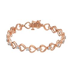 LC Lauren Conrad Pink Butterfly Bracelet