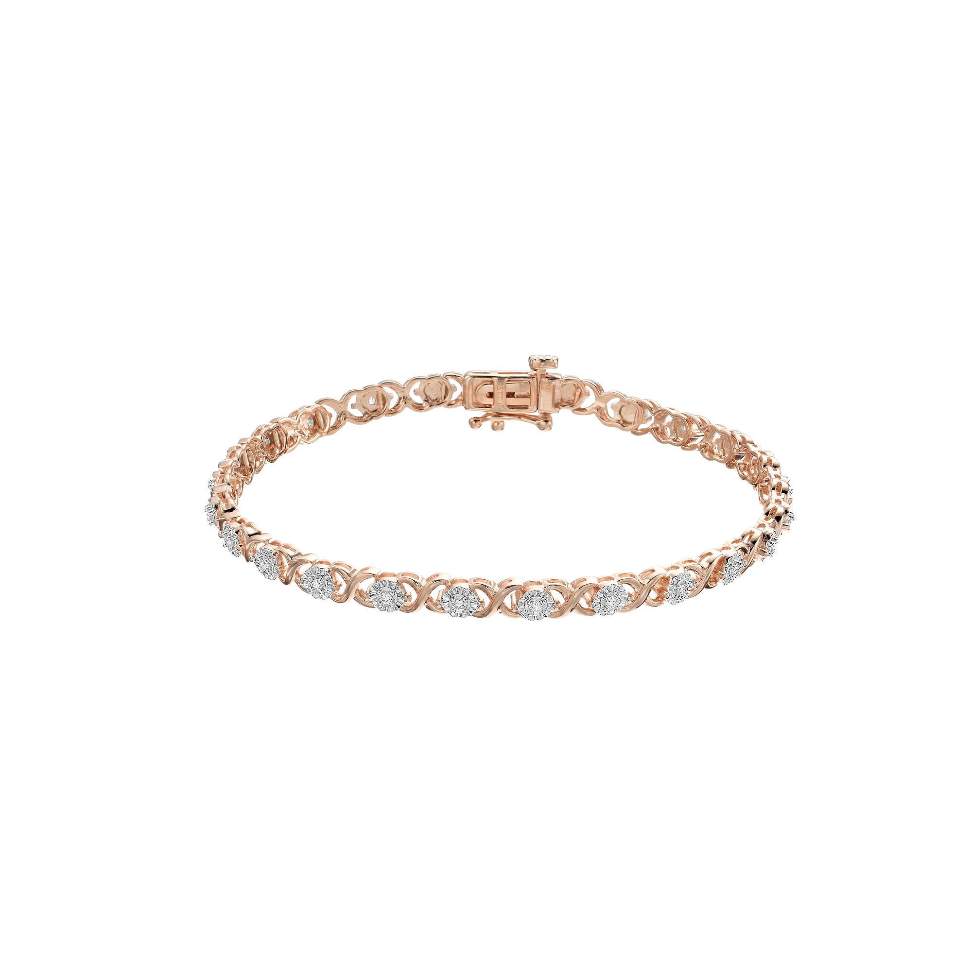 Diamond Brilliance 1/4 Carat T.W. Lab-Grown Diamond Bracelet, Womens, Siz