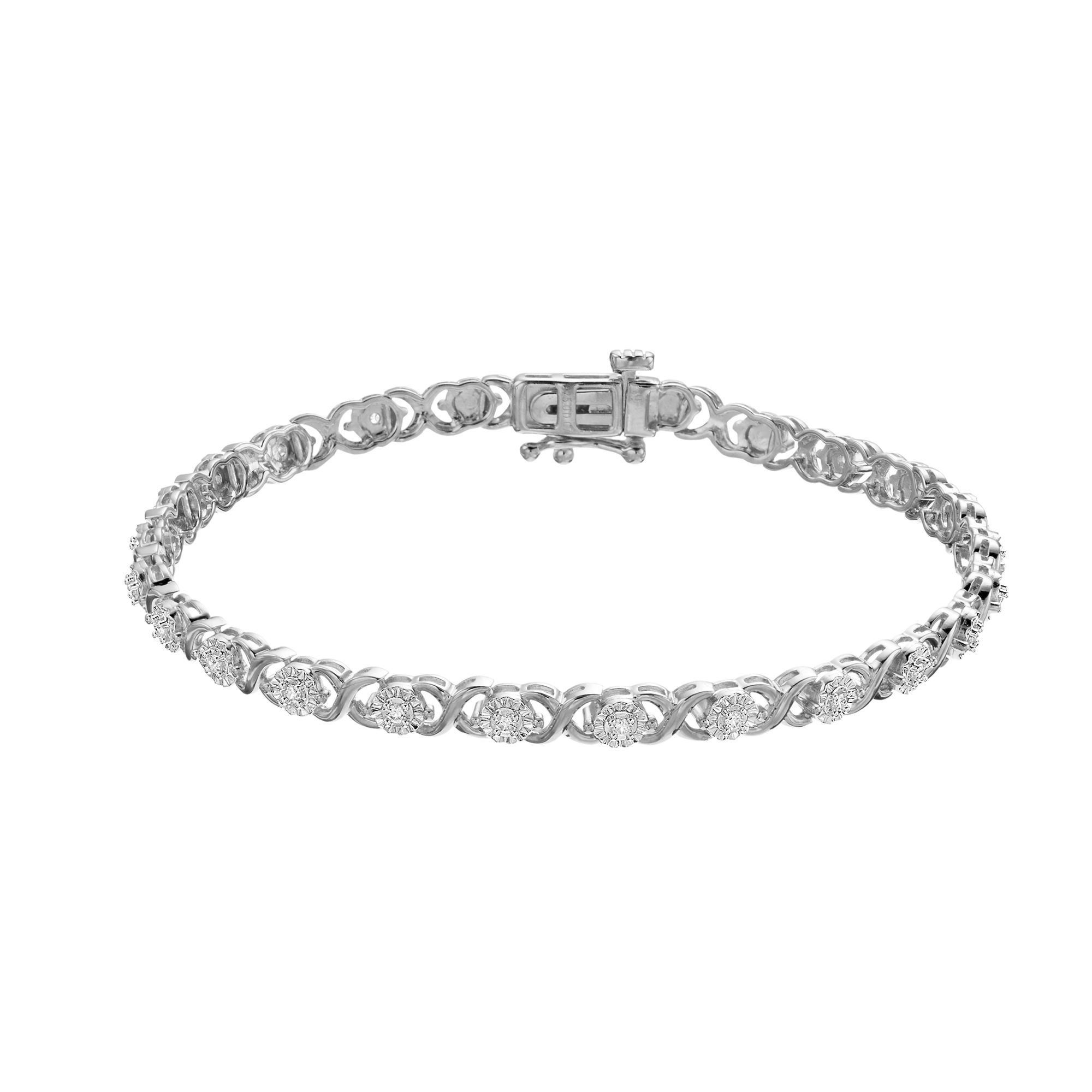 Diamond Brilliance 1/4 Carat T.W. Lab-Grown Diamond Bracelet, Womens, Siz