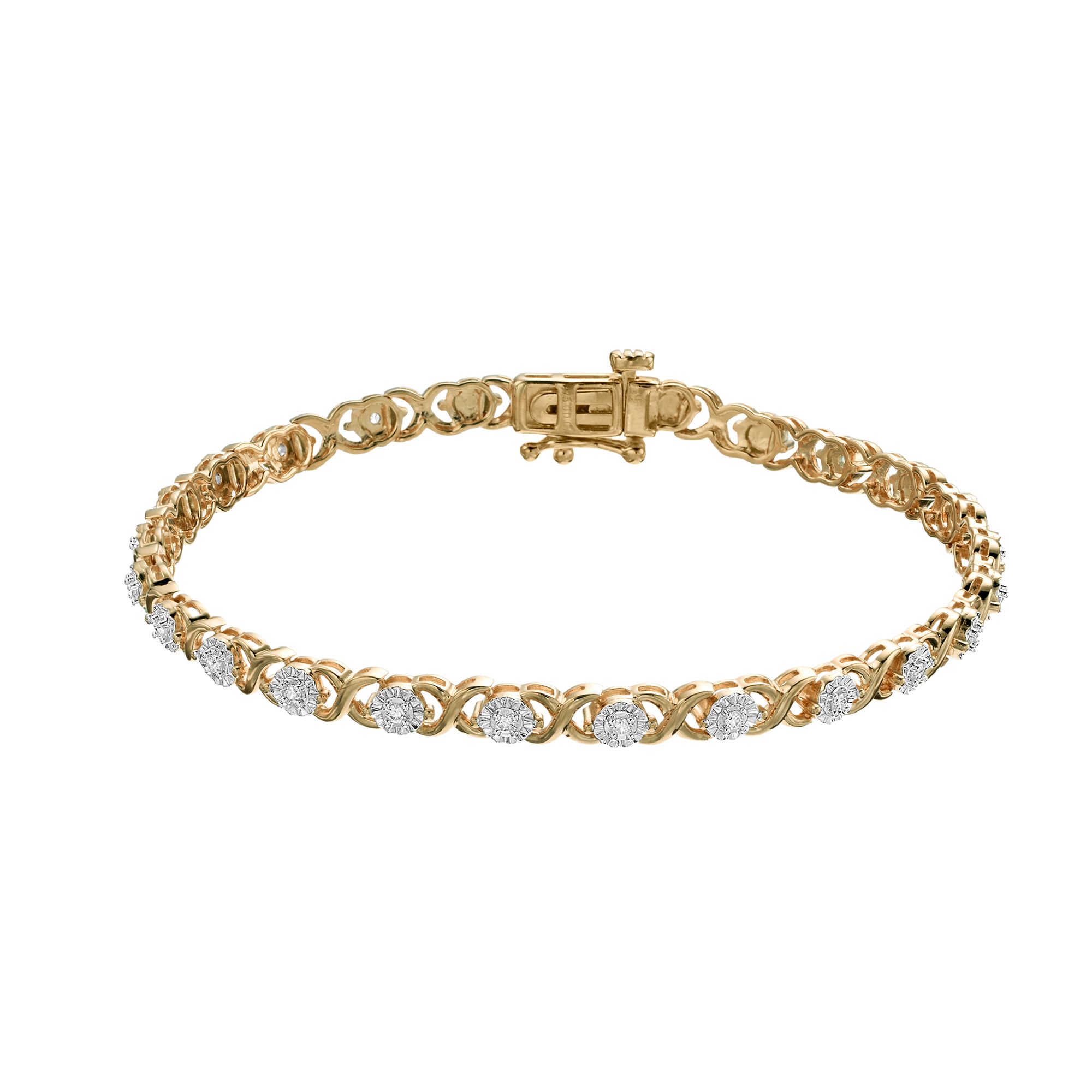 Diamond Brilliance 1/4 Carat T.W. Lab-Grown Diamond Bracelet, Womens, Siz