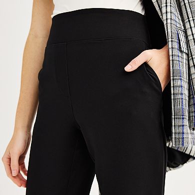 Women's Nine West Pull-On Straight Ankle Pants