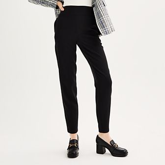Women's Nine West Pull-On Straight Ankle Pants