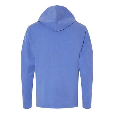 ComfortWash by Hanes Garment-Dyed Jersey Hooded Long Sleeve T-Shirt