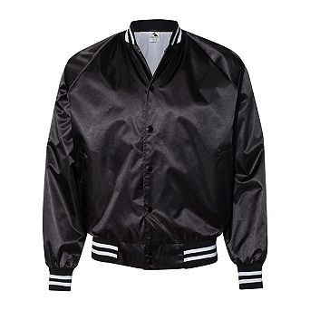 Augusta Sportswear Satin Baseball Jacket ed Trim