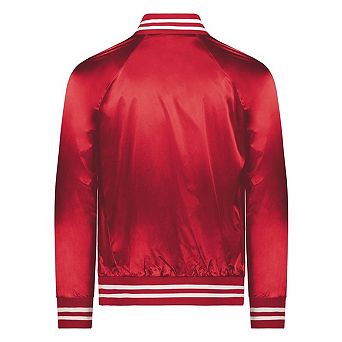 Augusta Sportswear Satin Baseball Jacket ed Trim