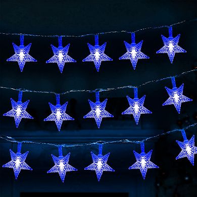 Twinkle Star 100ct Led Star String Lights, Plug In Fairy String Lights Waterproof, Indoor / Outdoor