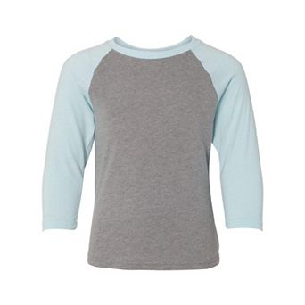 Next Level Youth Cvc Three-quarter Sleeve Raglan T-shirt