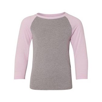 Next Level Youth Cvc Three-quarter Sleeve Raglan T-shirt
