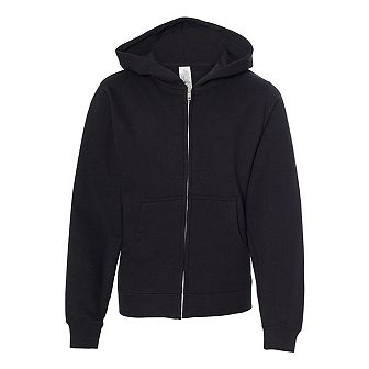 Independent Trading Co. Youth Midweight Full-zip Hooded Sweatshirt