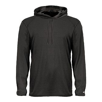 Badger B-Core Hooded Long Sleeve T-Shirt