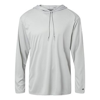 Badger B-Core Hooded Long Sleeve T-Shirt