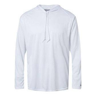 Badger B-Core Hooded Long Sleeve T-Shirt