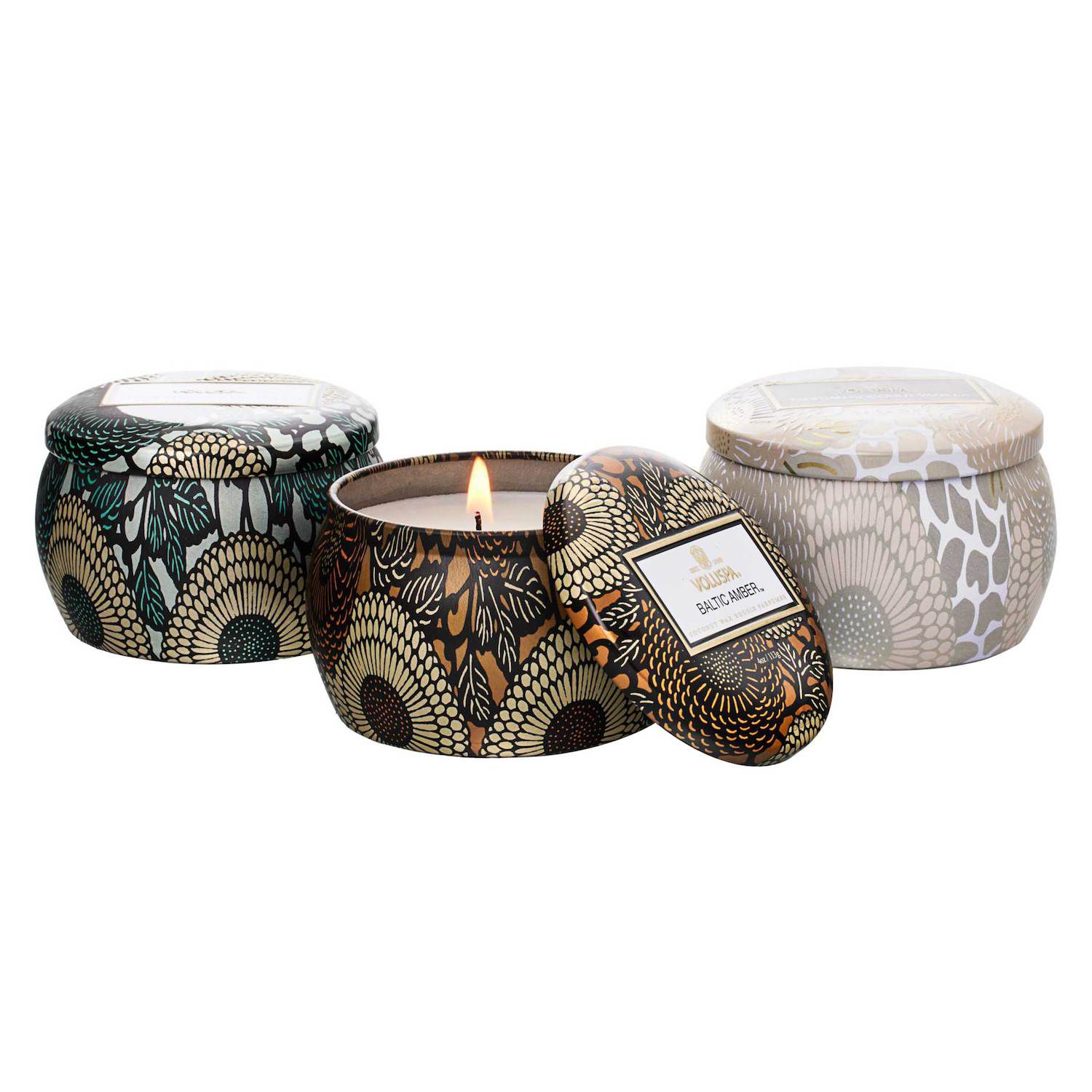 Voluspa Mini Tin Best Sellers Candle Set