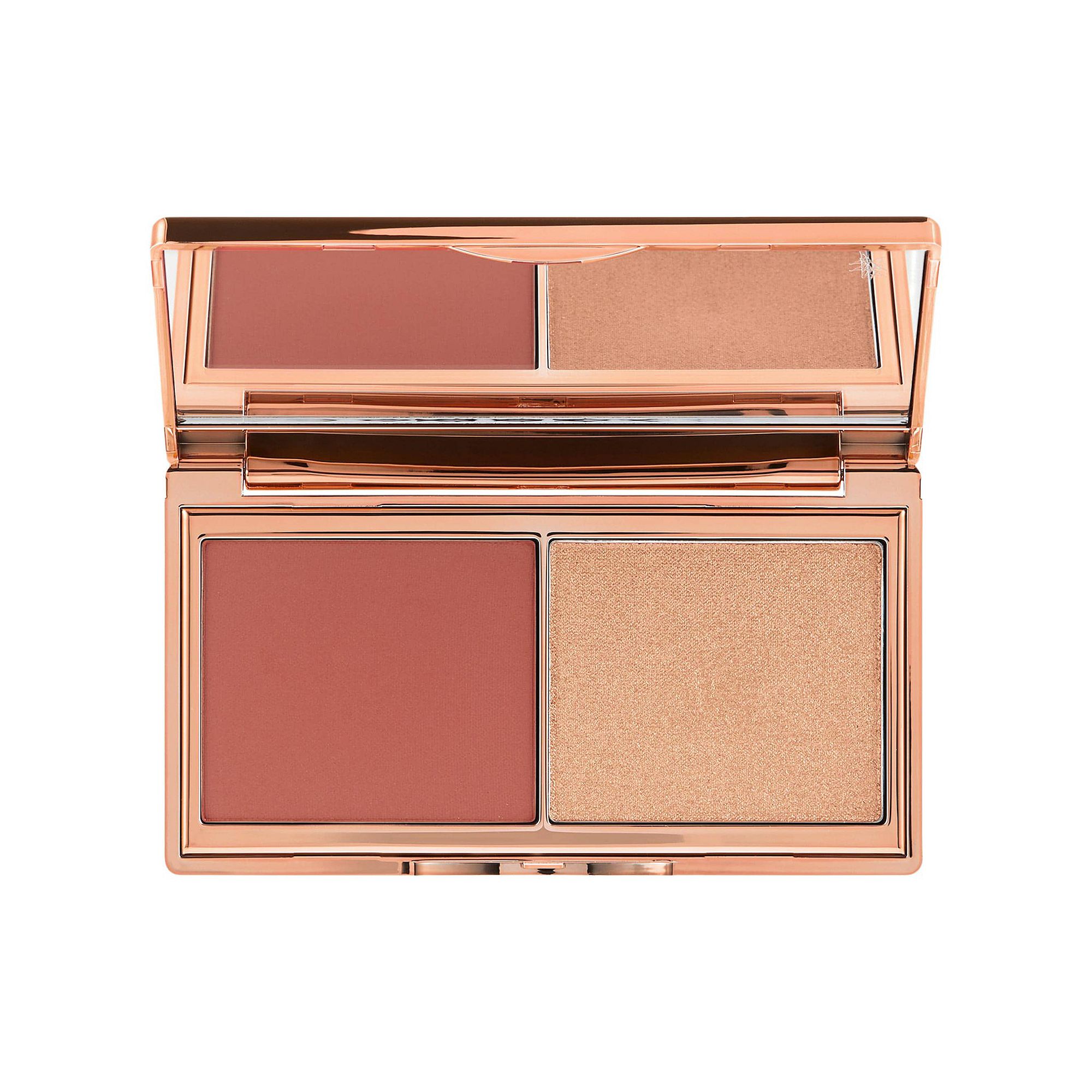 Charlotte Tilbury Mini Hollywood Blush & Glow Palette, Size: .12Oz, Deep