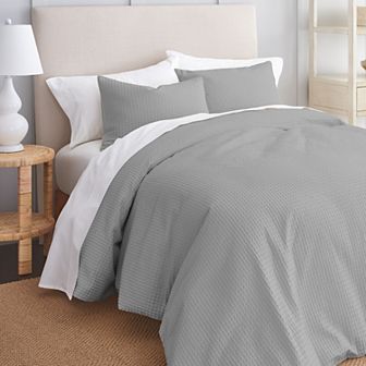 Gaiam Relax 3 pc Waffle Comforter & Sham Set