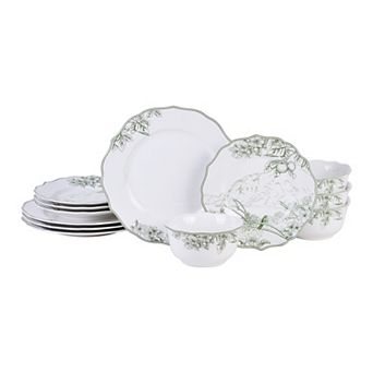 222 Fifth 12 pc Hudson Valley Dinnerware Set