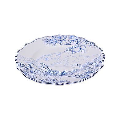 222 Fifth Hudson Valley Blue Decal 12-pc. Dinnerware Set