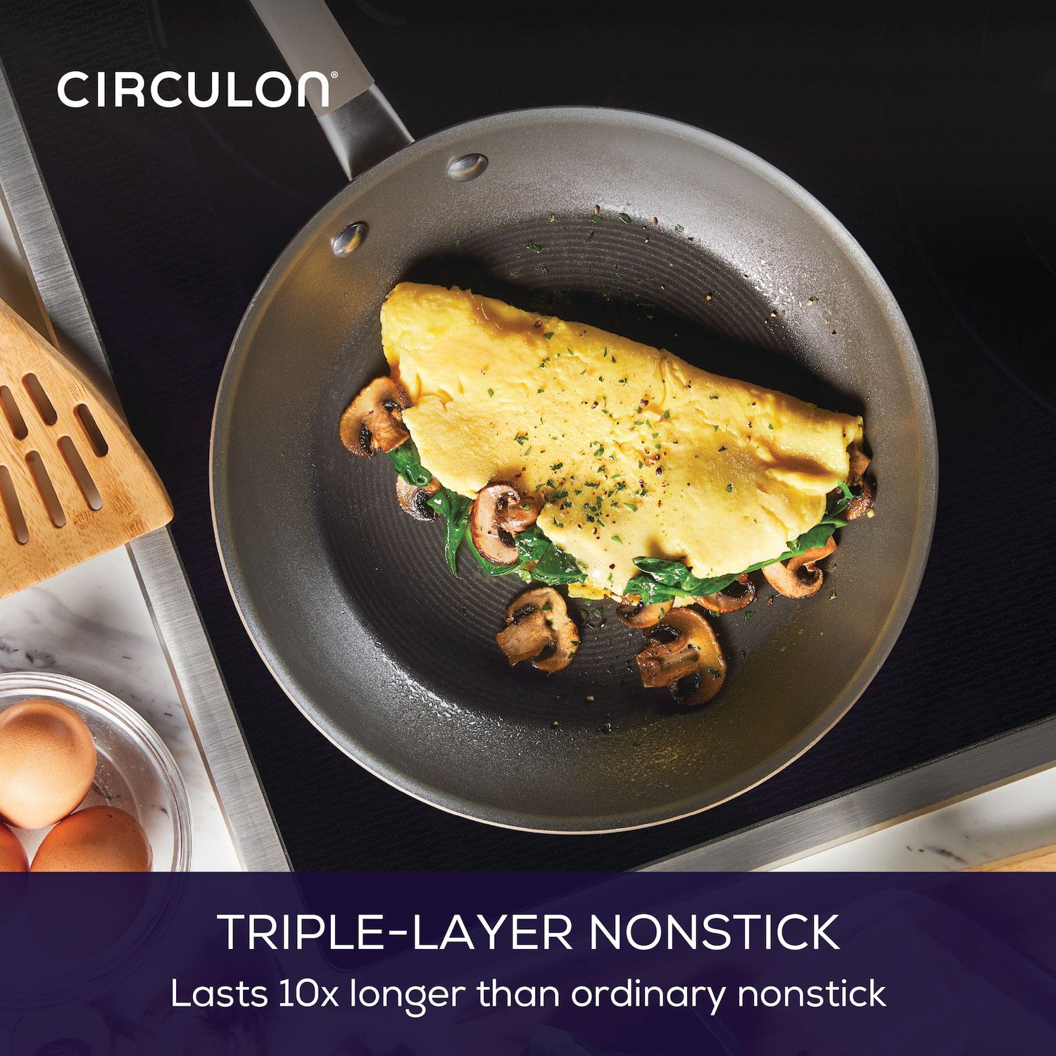 Circulon Premier Professional 10-pc. Hard-Anodized Nonstick Cookware Set