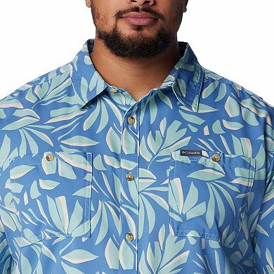 Big & Tall Columbia Utilizer Print Short Sleeve Woven Button-Down Shirt