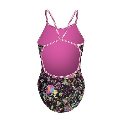 Women's Little Dolfin Uglies Tapestry String Back One-Piece Swimsuit