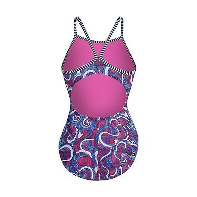 Women's Little Dolfin Uglies Mirage Cutout Back One-Piece Swimsuit